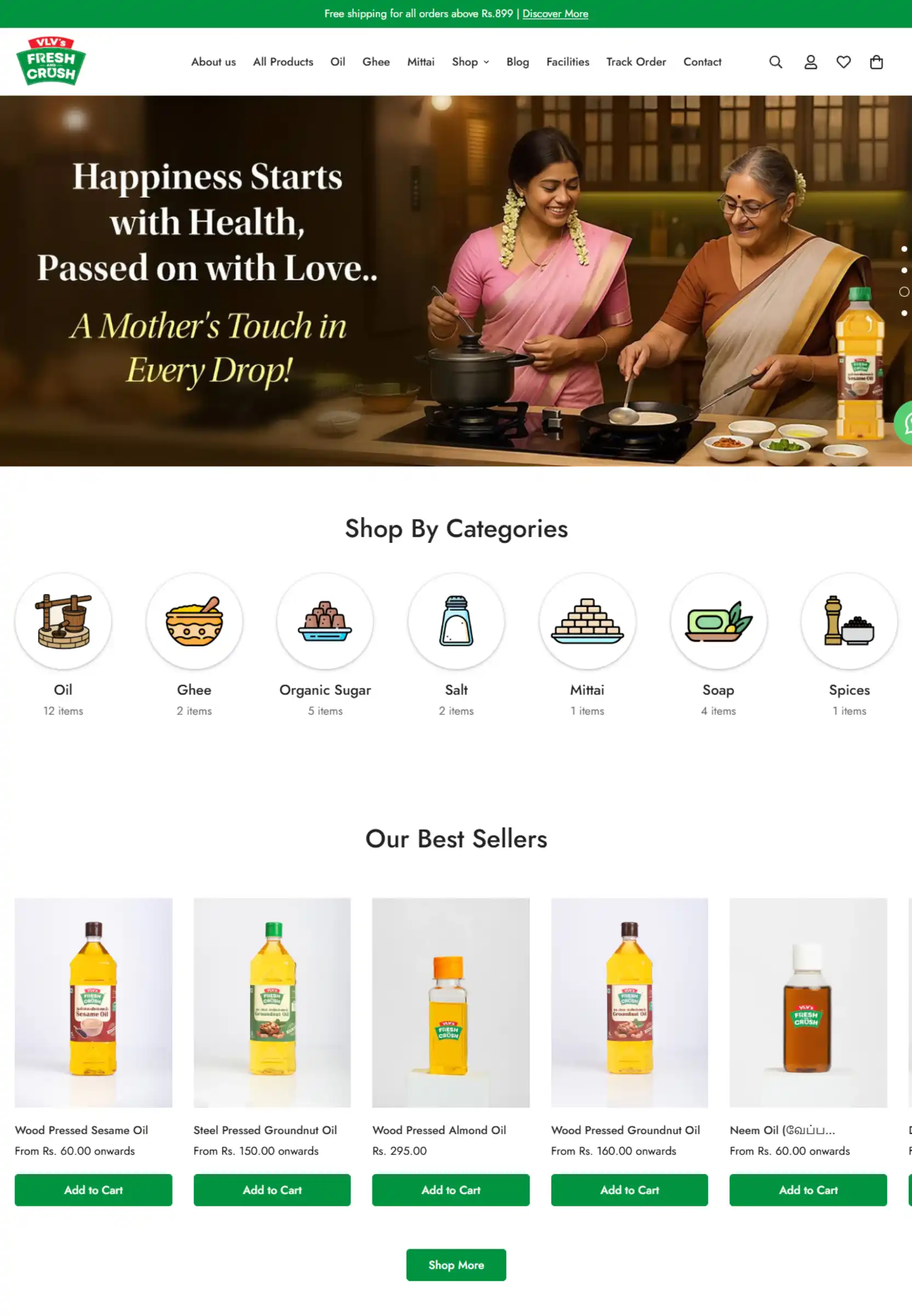 Fresh and crush website
