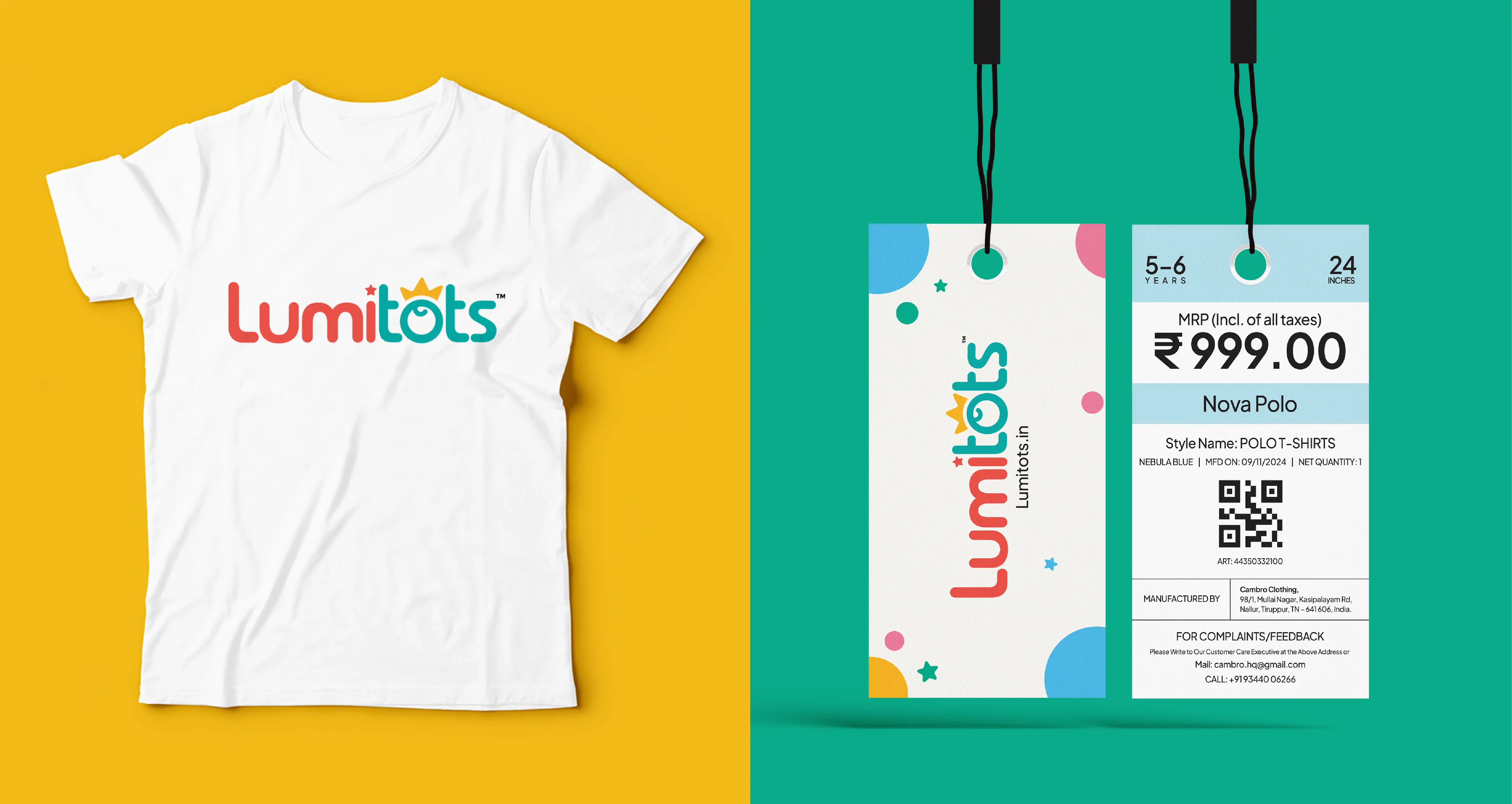 Lumitots branding