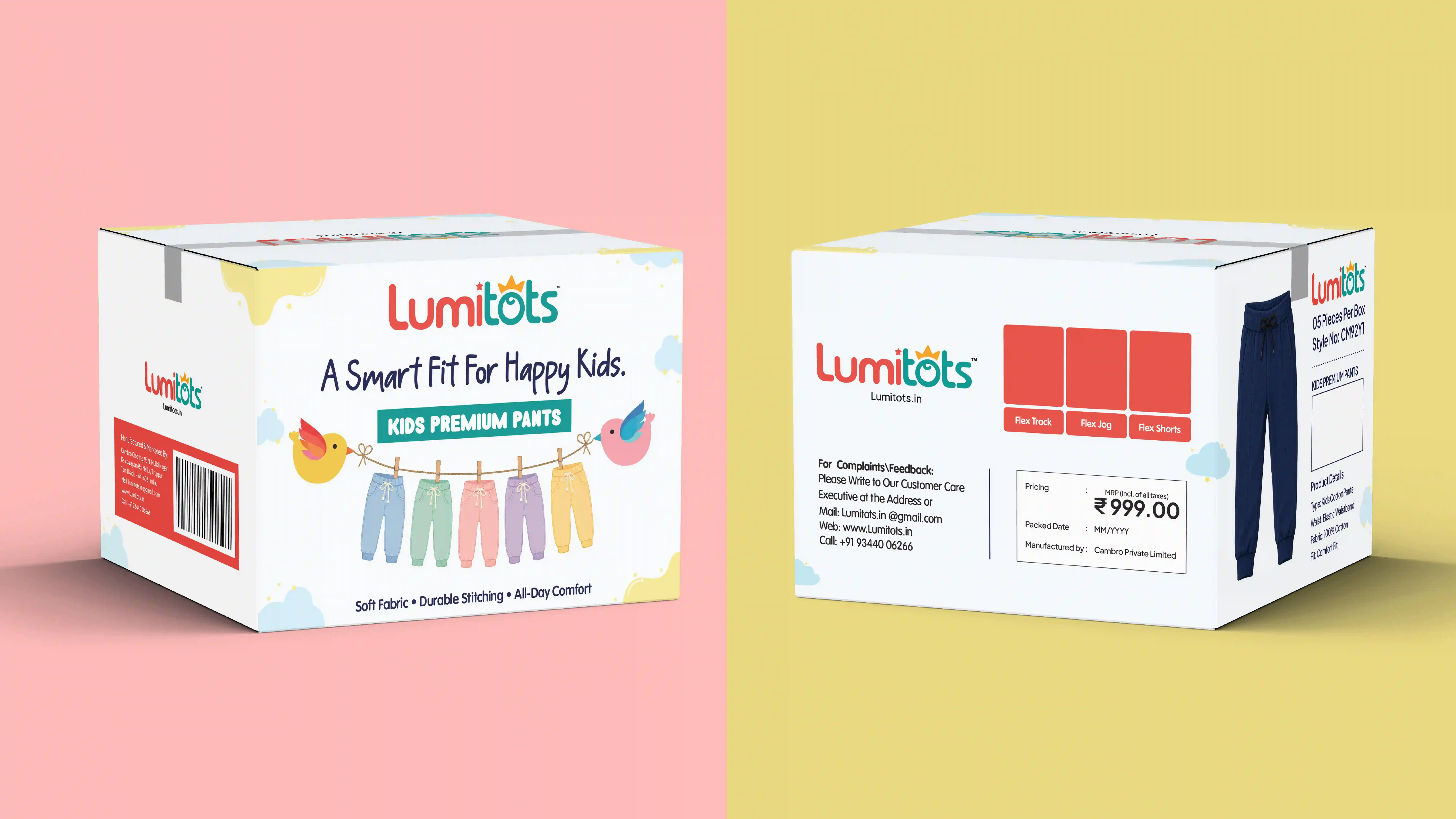 Lumitots branding